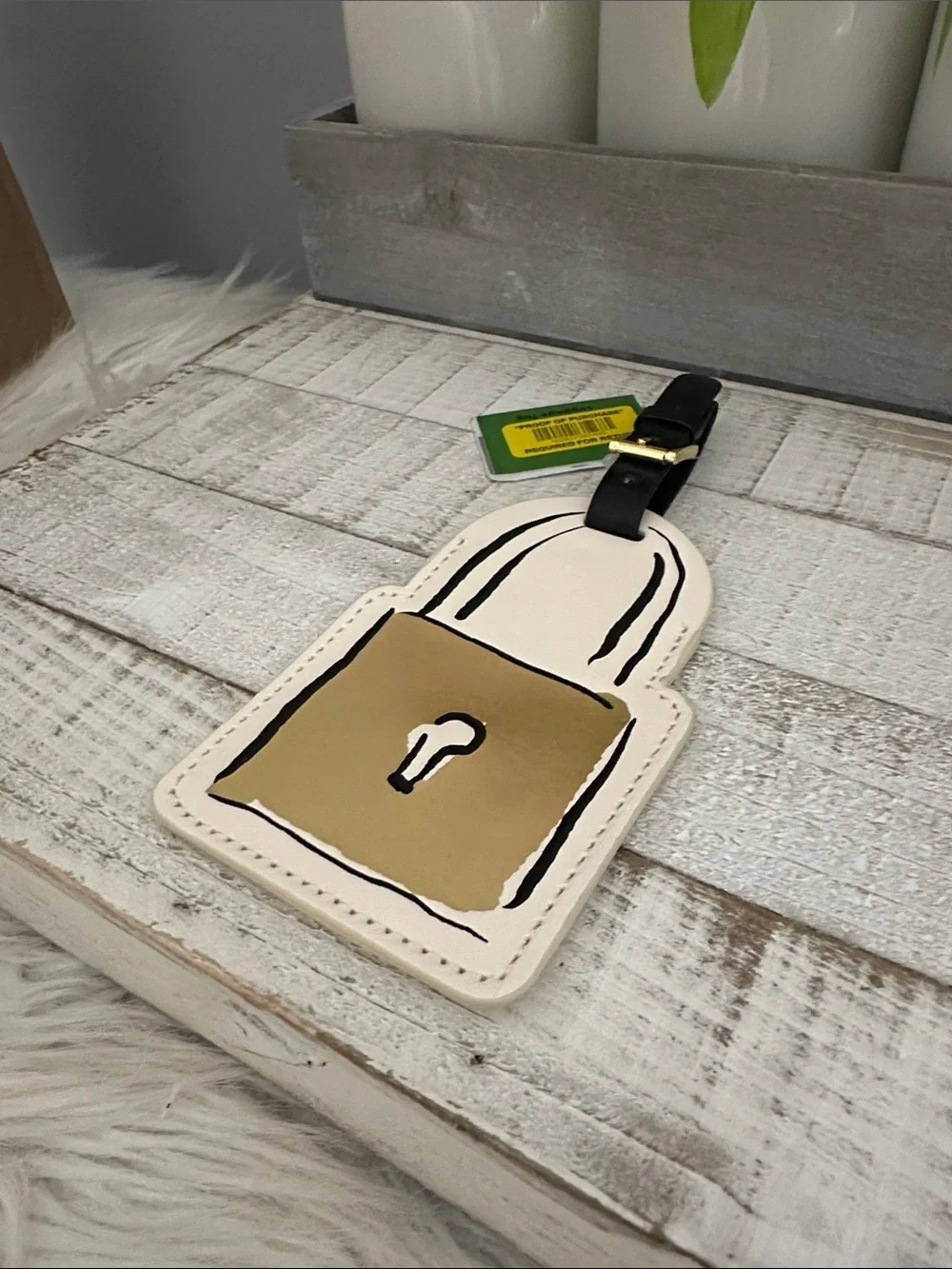 Nwt Kate spade luggage tag